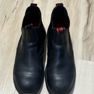 Redback Boots Black Leather Men's Boots